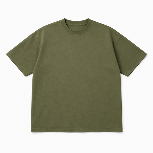 Urban Core Drop Tee- Olive Greeen