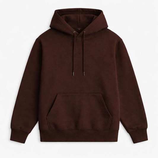 Urban core deep brown hoodie
