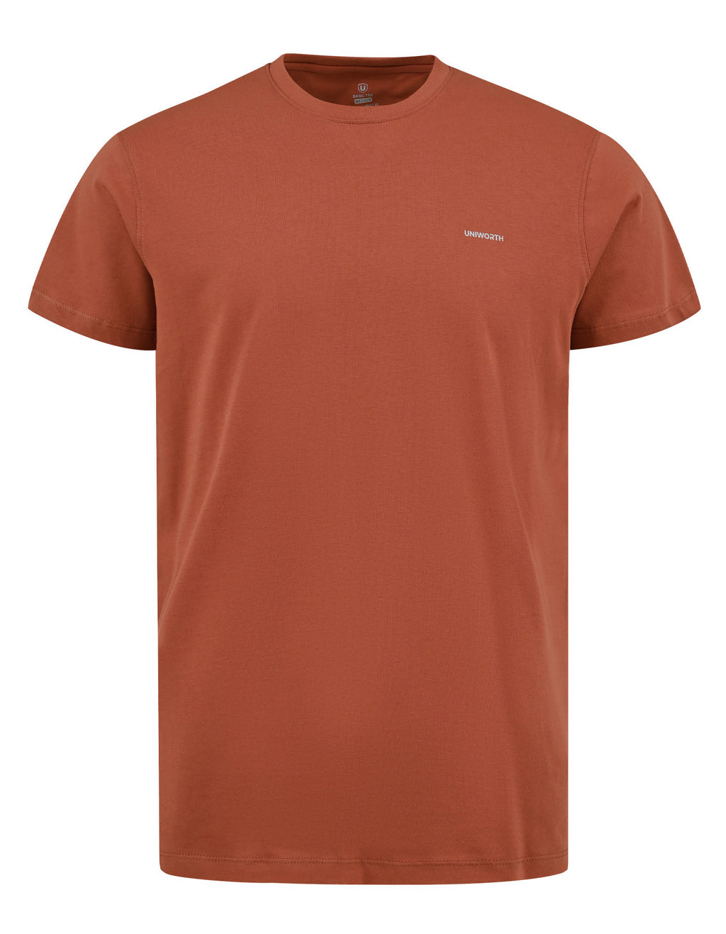 Rust Brown Essential Crew Neck T-Shirt