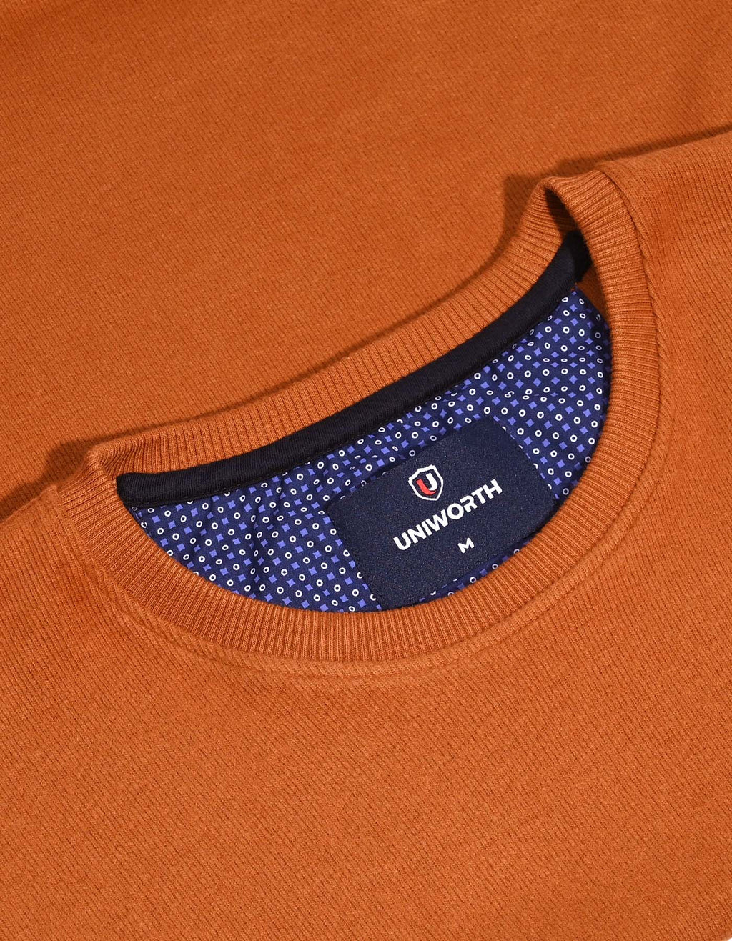 Mustard Plain Relax Fit Sweatshirt