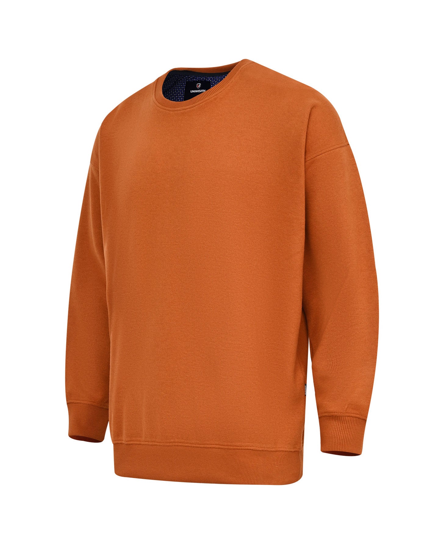 Mustard Plain Relax Fit Sweatshirt